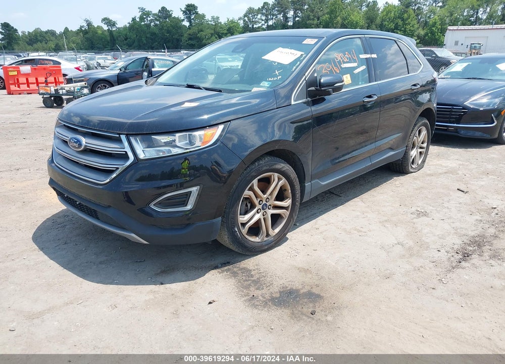 2018 FORD EDGE TITANIUM VIN: 2FMPK4K93JBB80372