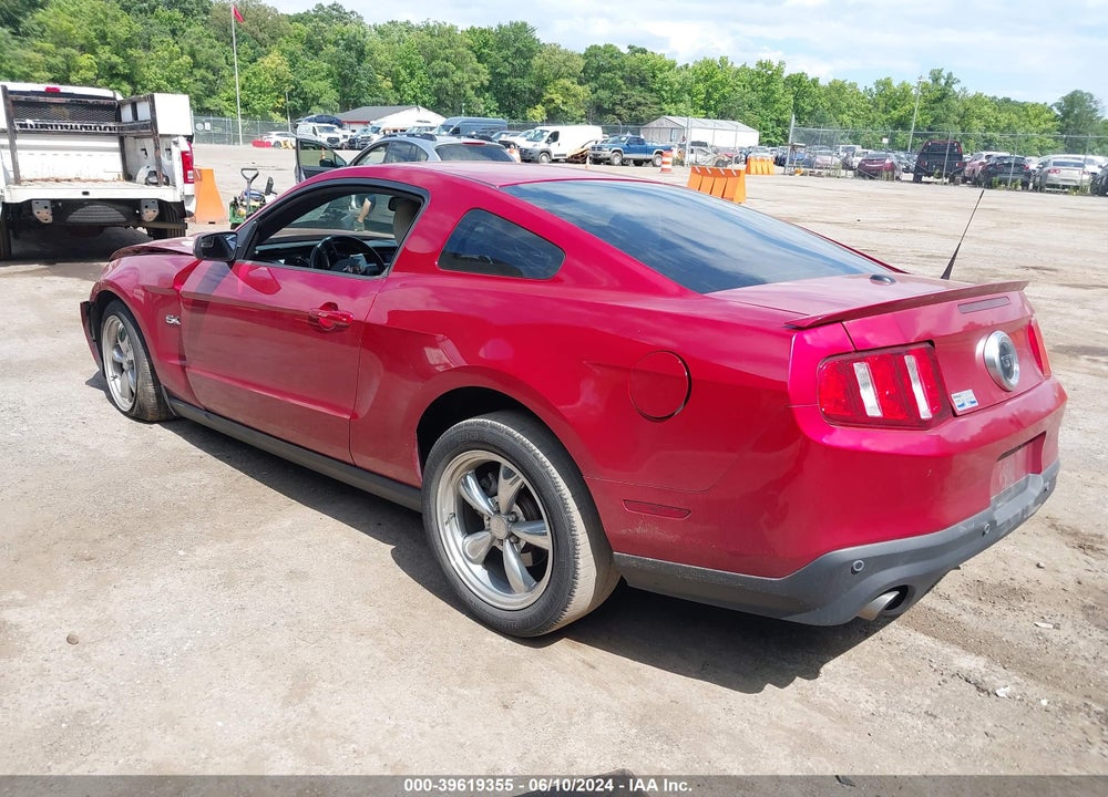 2012 FORD MUSTANG GT PREMIUM VIN: 1ZVBP8CF7C5252500