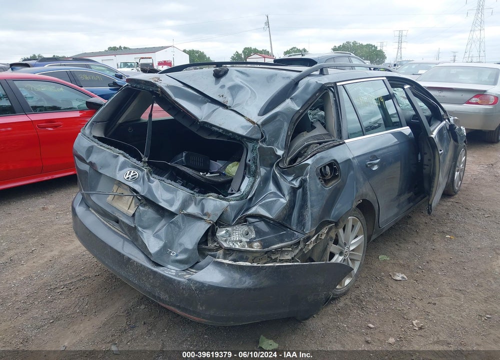 2012 VOLKSWAGEN JETTA SPORTWAGEN VIN: 3VWPL7AJ0CM637801