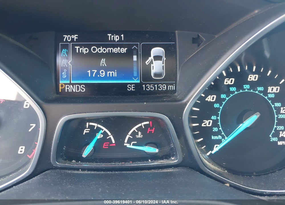 2013 FORD ESCAPE TITANIUM VIN: 1FMCU0J99DUC07284