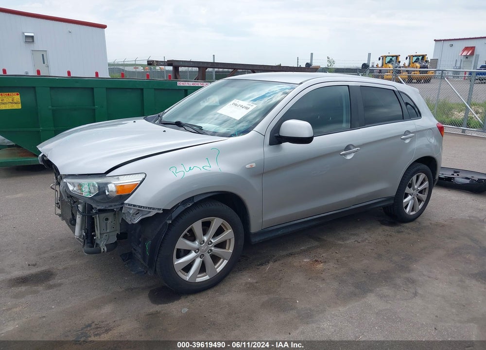 2014 MITSUBISHI OUTLANDER SPORT ES VIN: 4A4AP3AUXEE029267