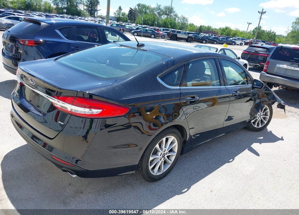 2017 FORD FUSION SE VIN: 3FA6P0H76HR104632