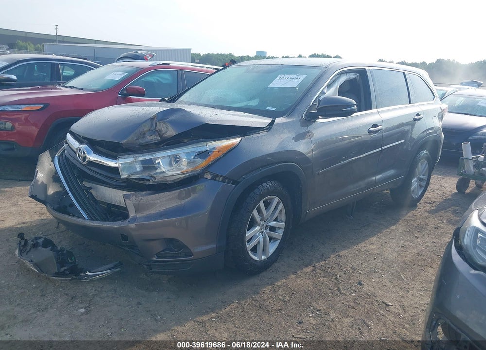 2015 TOYOTA HIGHLANDER LE V6 VIN: 5TDZKRFH8FS088885