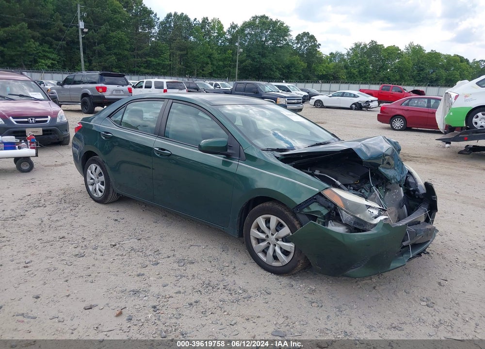 2015 TOYOTA COROLLA LE VIN: 2T1BURHE5FC318244