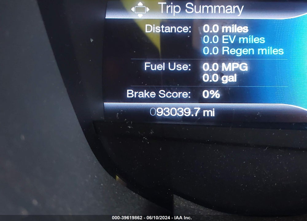 2013 FORD FUSION HYBRID SE VIN: 3FA6P0LU9DR224304