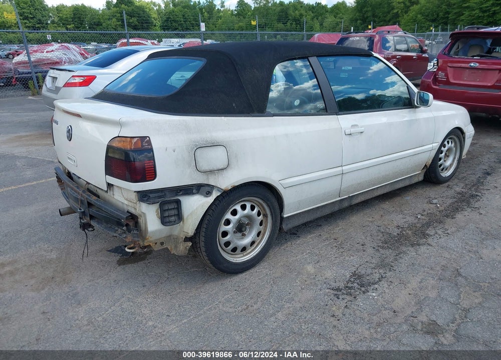 1999 VOLKSWAGEN CABRIO GL VIN: 3VWCB61E5XM813861