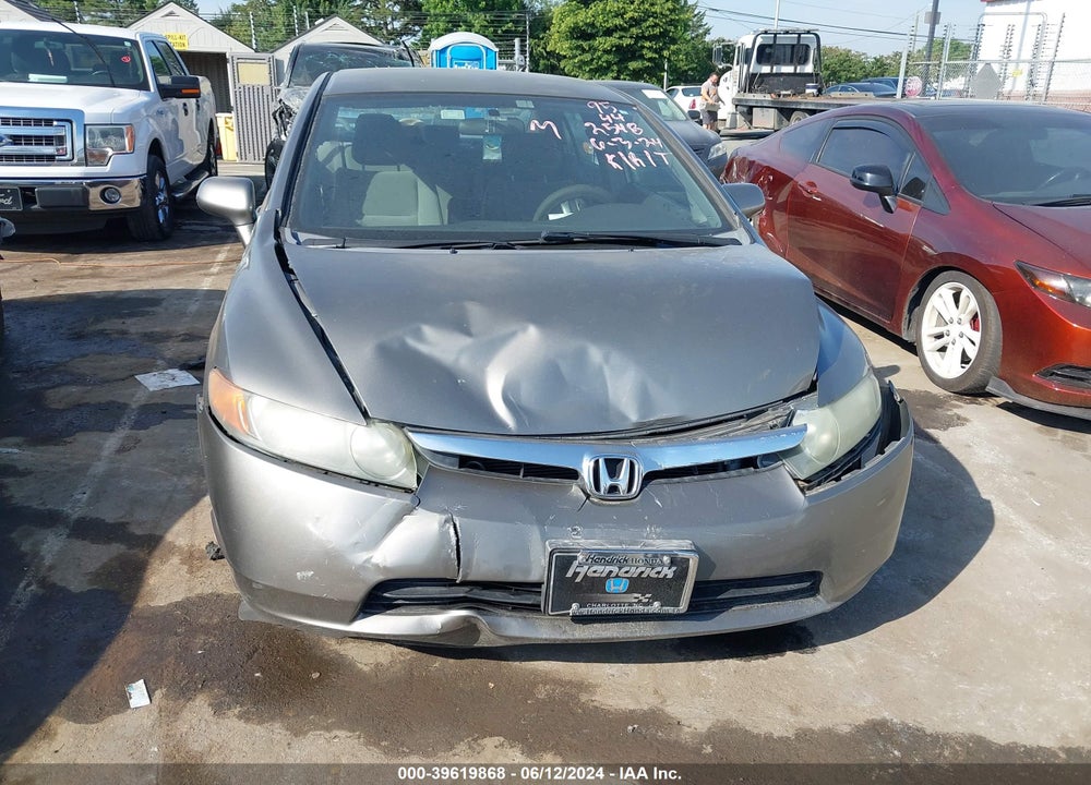 2008 HONDA CIVIC LX VIN: 2HGFA16568H332548