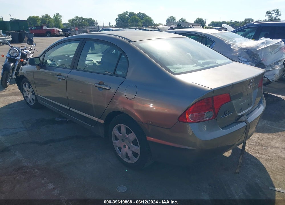 2008 HONDA CIVIC LX VIN: 2HGFA16568H332548