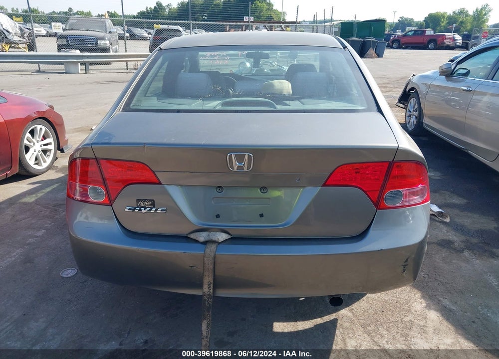 2008 HONDA CIVIC LX VIN: 2HGFA16568H332548
