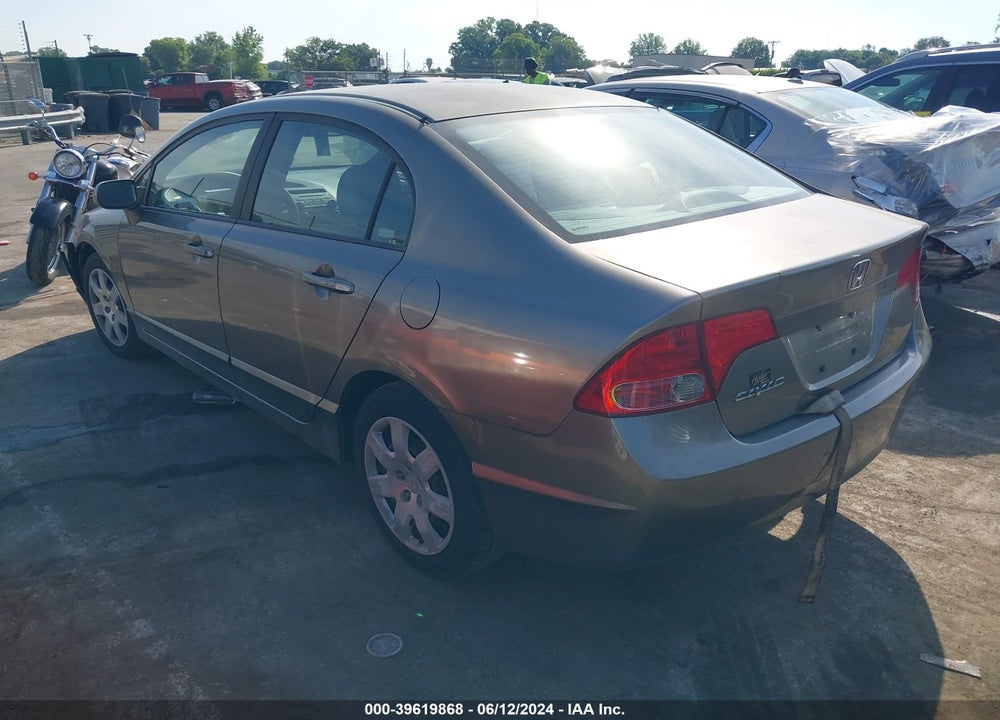 2008 HONDA CIVIC LX VIN: 2HGFA16568H332548