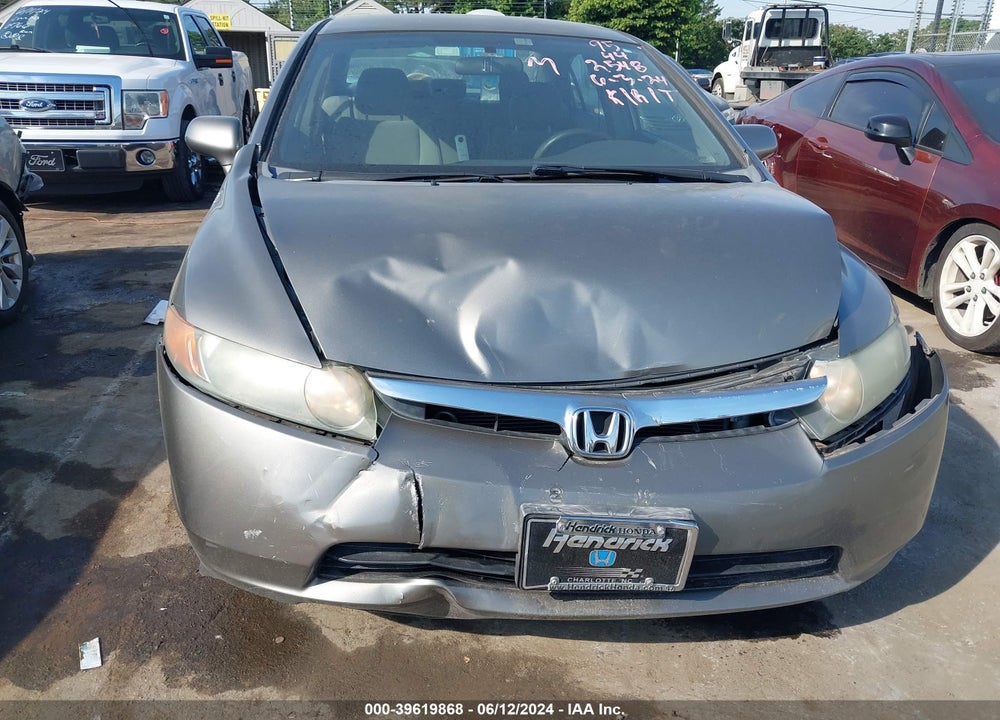 2008 HONDA CIVIC LX VIN: 2HGFA16568H332548