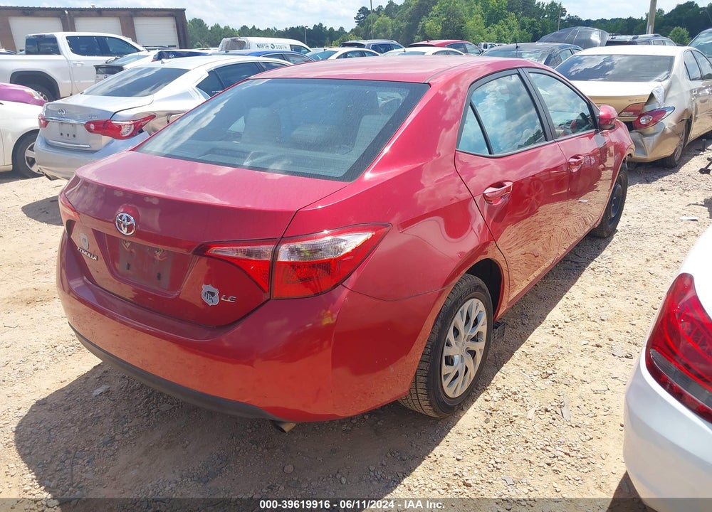 2017 TOYOTA COROLLA LE VIN: 2T1BURHE2HC960763