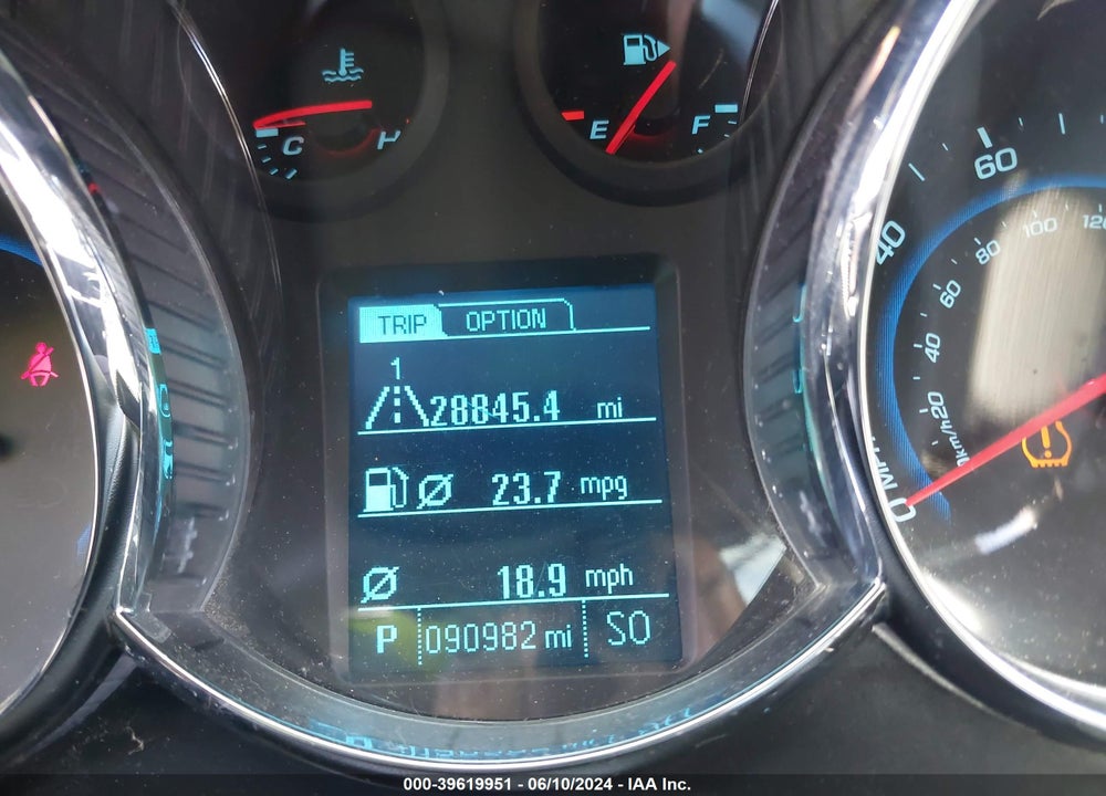 2013 CHEVROLET CRUZE 1LT AUTO VIN: 1G1PC5SB8D7277485