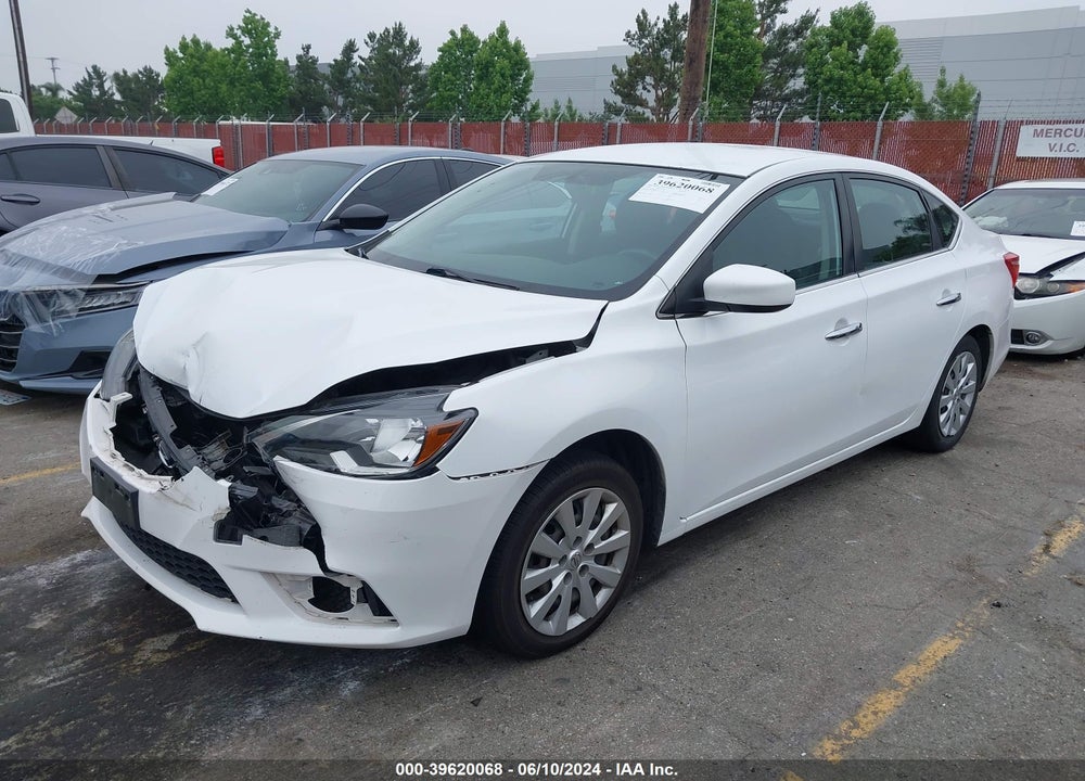 2016 NISSAN SENTRA SV VIN: 3N1AB7AP6GY217333