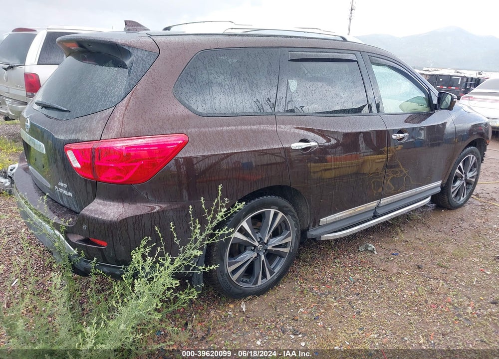 2019 NISSAN PATHFINDER PLATINUM VIN: 5N1DR2MM5KC603037