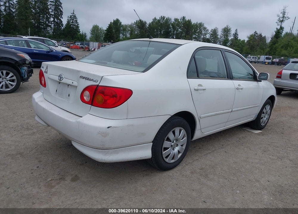2003 TOYOTA COROLLA LE VIN: JTDBR32E332012578