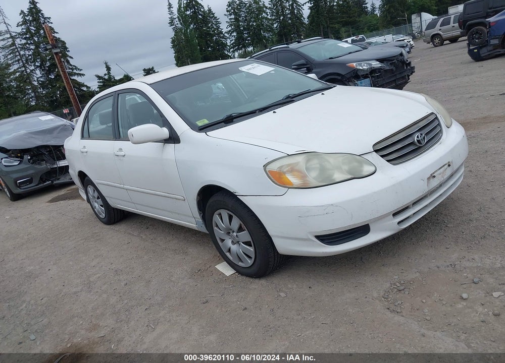 2003 TOYOTA COROLLA LE VIN: JTDBR32E332012578