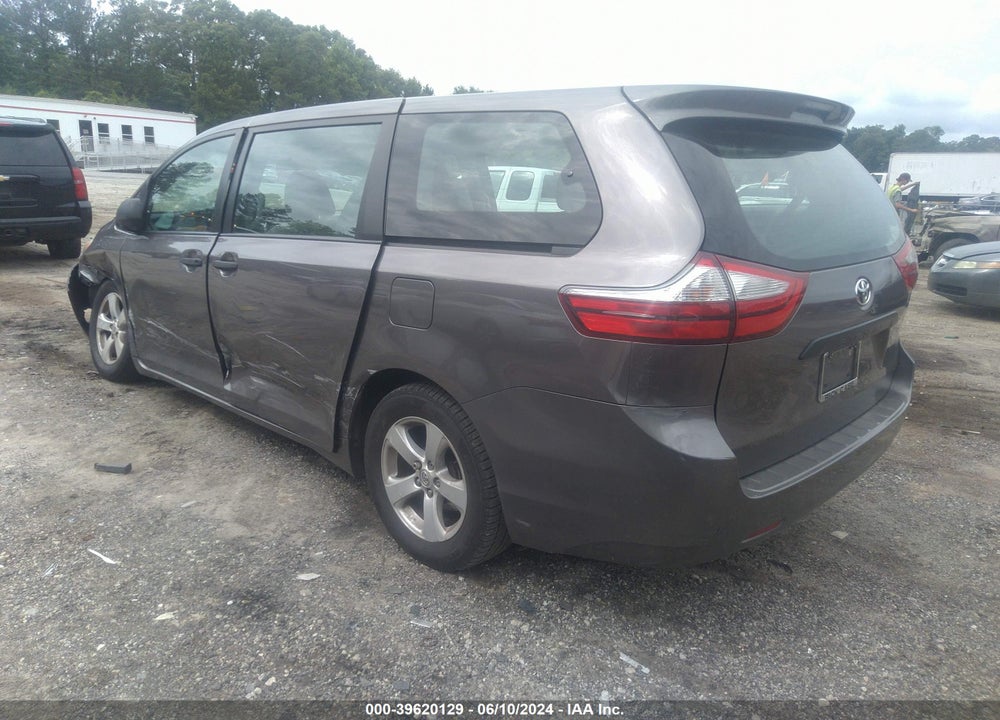 2016 TOYOTA SIENNA L 7 PASSENGER VIN: 5TDZK3DC5GS754526
