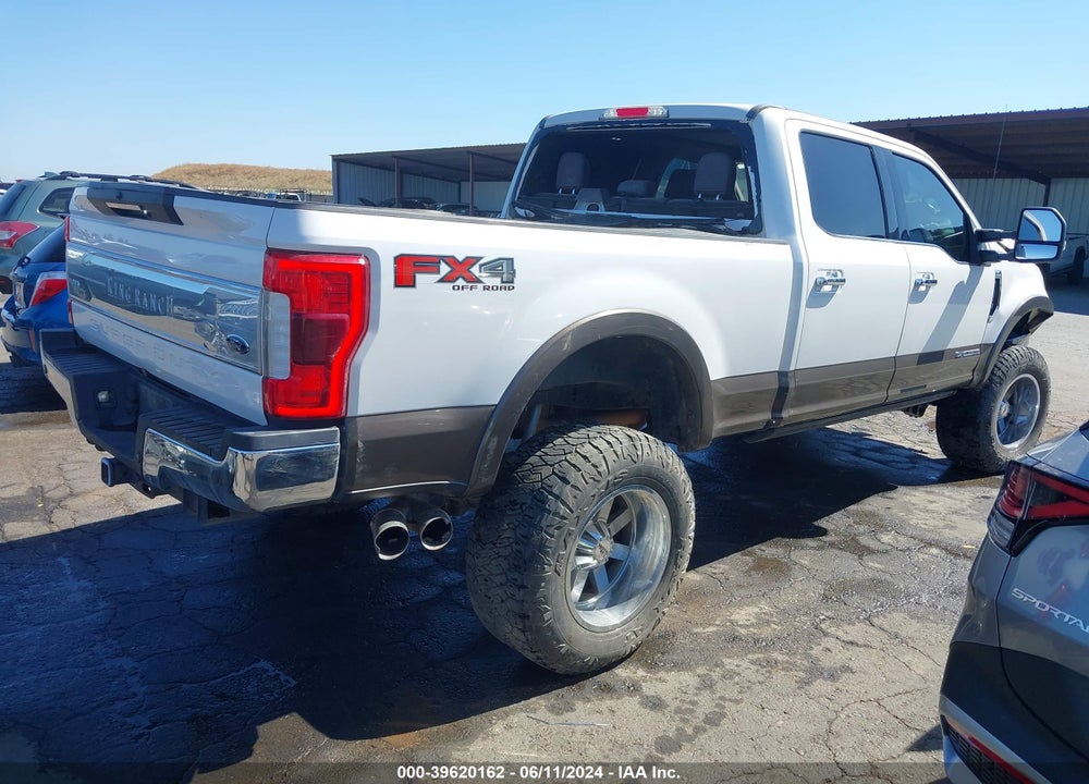2017 FORD F-250 KING RANCH VIN: 1FT7W2BT4HED26995