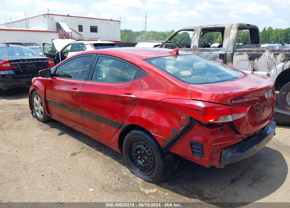 2012 HYUNDAI ELANTRA GLS (ULSAN PLANT) VIN: KMHDH4AE1CU290897