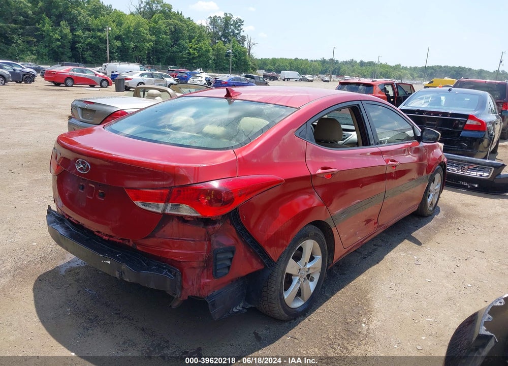 2012 HYUNDAI ELANTRA GLS (ULSAN PLANT) VIN: KMHDH4AE1CU290897