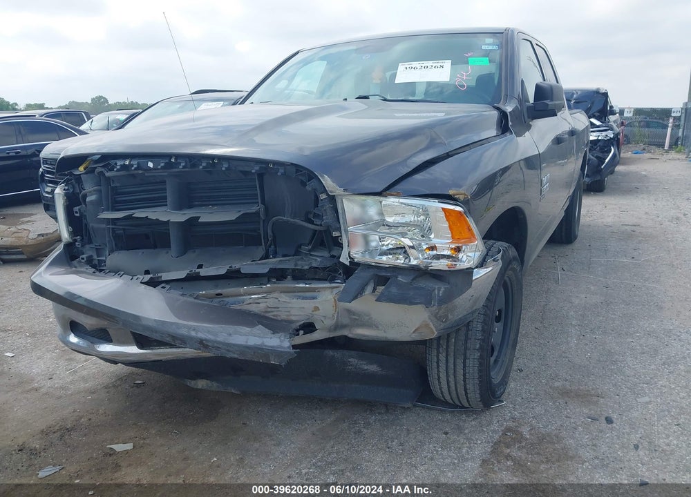 2021 RAM 1500 CLASSIC TRADESMAN QUAD CAB 4X2 6'4 BOX VIN: 1C6RR6FG8MS503958