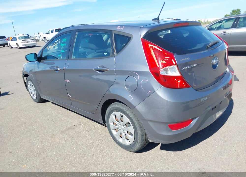 2017 HYUNDAI ACCENT SE VIN: KMHCT5AE8HU344476