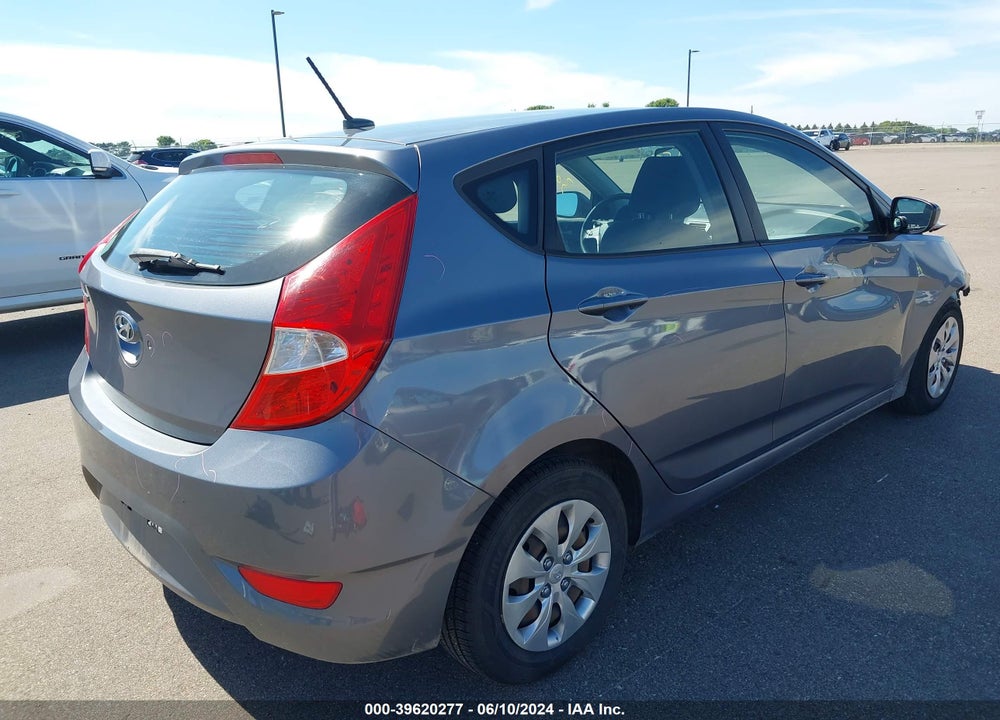 2017 HYUNDAI ACCENT SE VIN: KMHCT5AE8HU344476