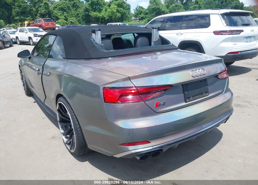 2018 AUDI S5 3.0T PREMIUM PLUS VIN: WAU24GF54JN001615