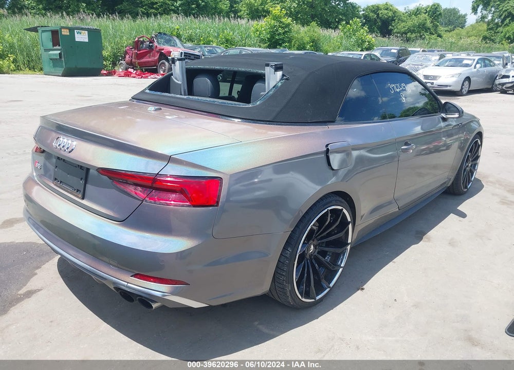 2018 AUDI S5 3.0T PREMIUM PLUS VIN: WAU24GF54JN001615