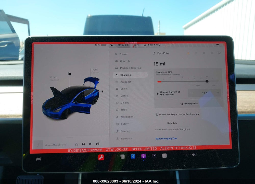 2018 TESLA MODEL 3 LONG RANGE/MID RANGE VIN: 5YJ3E1EA2JF022526