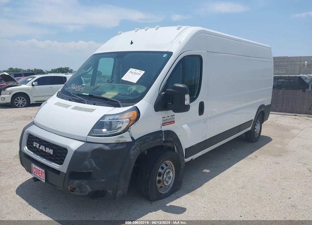 2021 RAM PROMASTER 2500 HIGH ROOF 159 WB VIN: 3C6LRVDG6ME527701