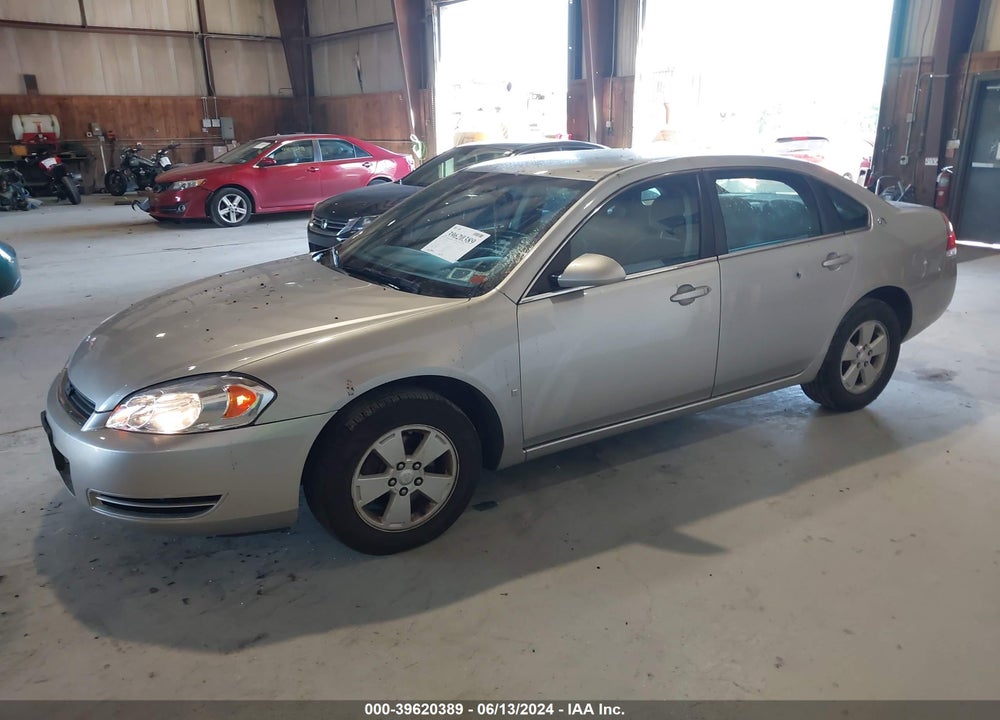 2008 CHEVROLET IMPALA LT VIN: 2G1WT55K989230073