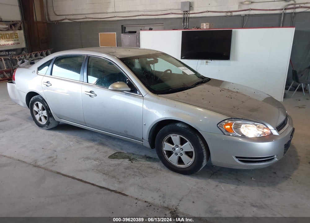 2008 CHEVROLET IMPALA LT VIN: 2G1WT55K989230073