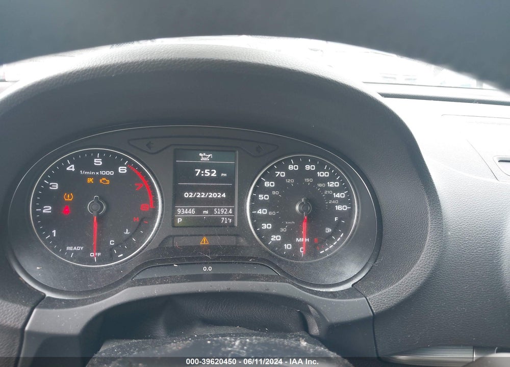 2017 AUDI A3 2.0T PREMIUM VIN: WAUJ8GFF0H1032127