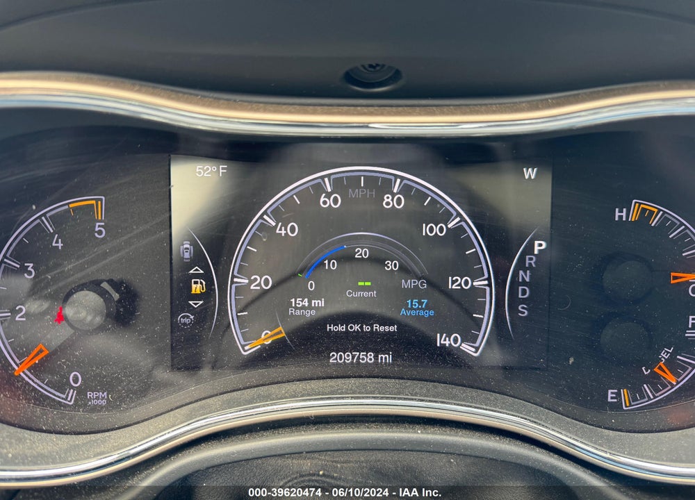 2014 JEEP GRAND CHEROKEE LIMITED VIN: 1C4RJFBM3EC331121