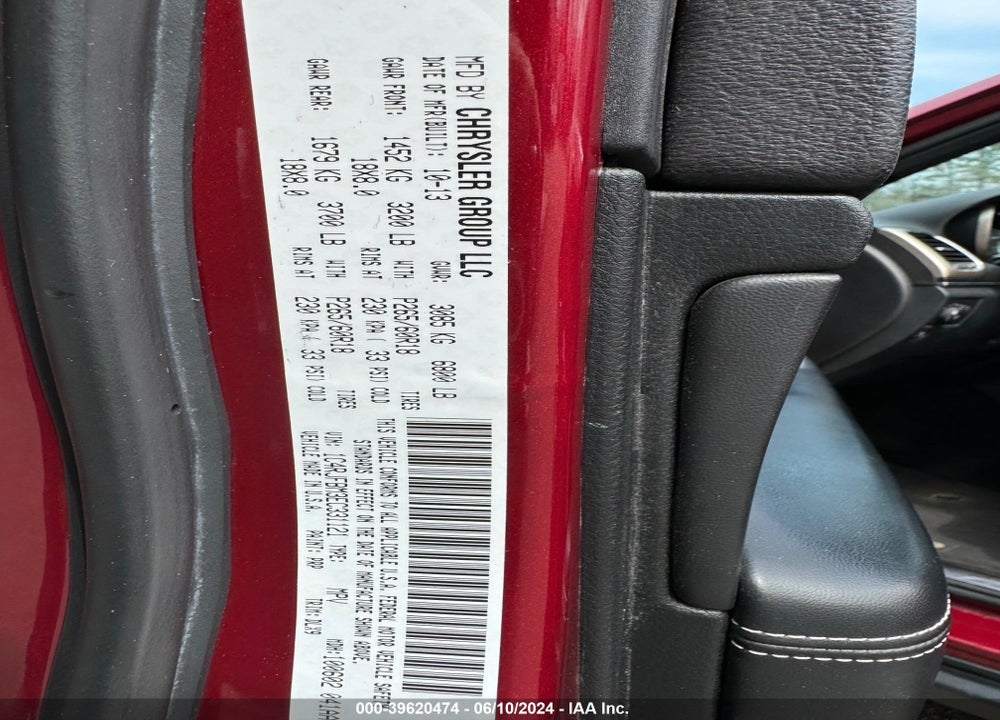 2014 JEEP GRAND CHEROKEE LIMITED VIN: 1C4RJFBM3EC331121
