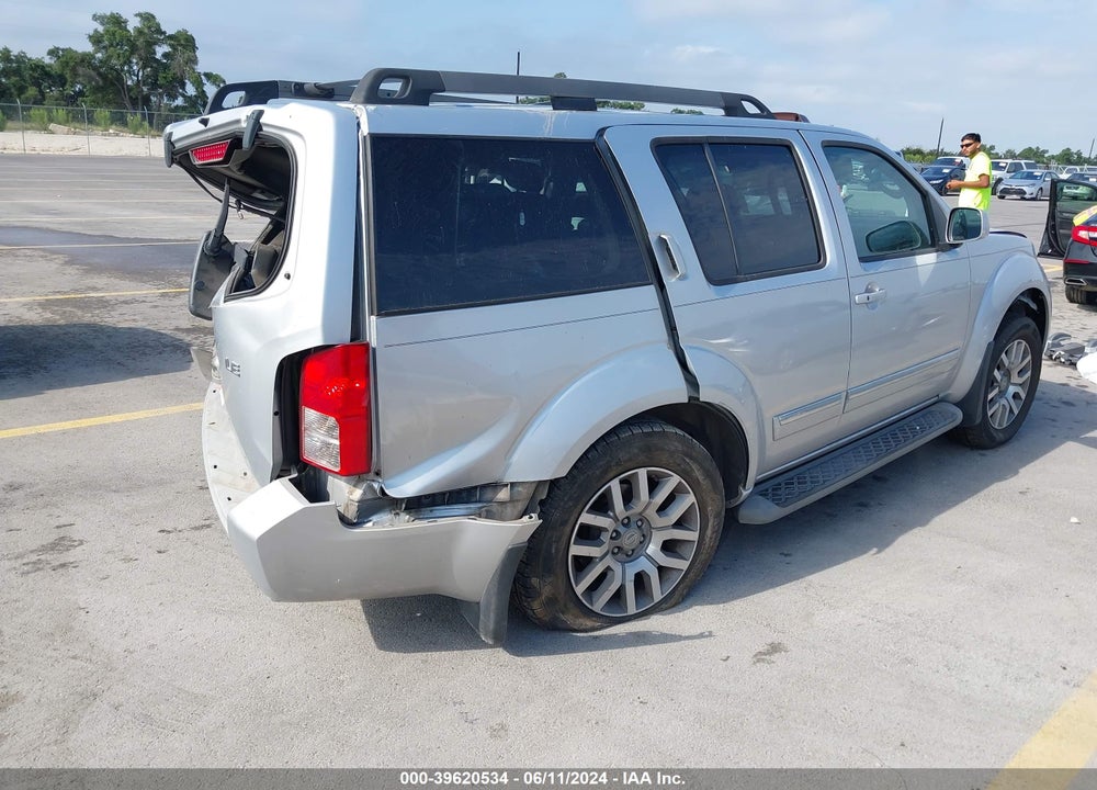2011 NISSAN PATHFINDER LE VIN: 5N1AR1NN3BC624571