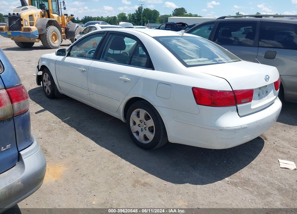 2009 HYUNDAI SONATA GLS VIN: 5NPET46C59H483040