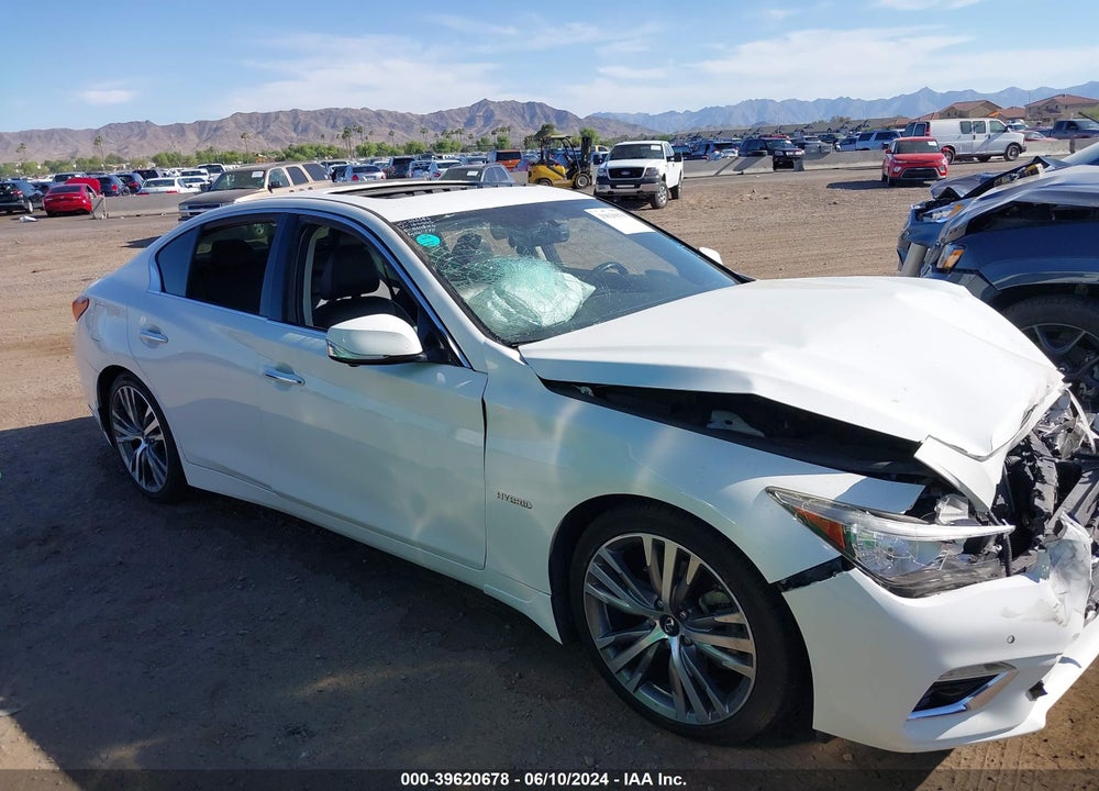 2018 INFINITI Q50 HYBRID LUXE VIN: JN1AV7AP6JM160035