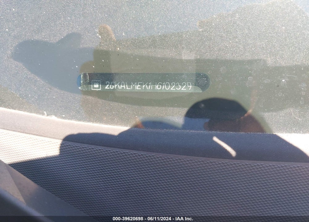 2017 GMC TERRAIN SLE-1 VIN: 2GKALMEK1H6102329
