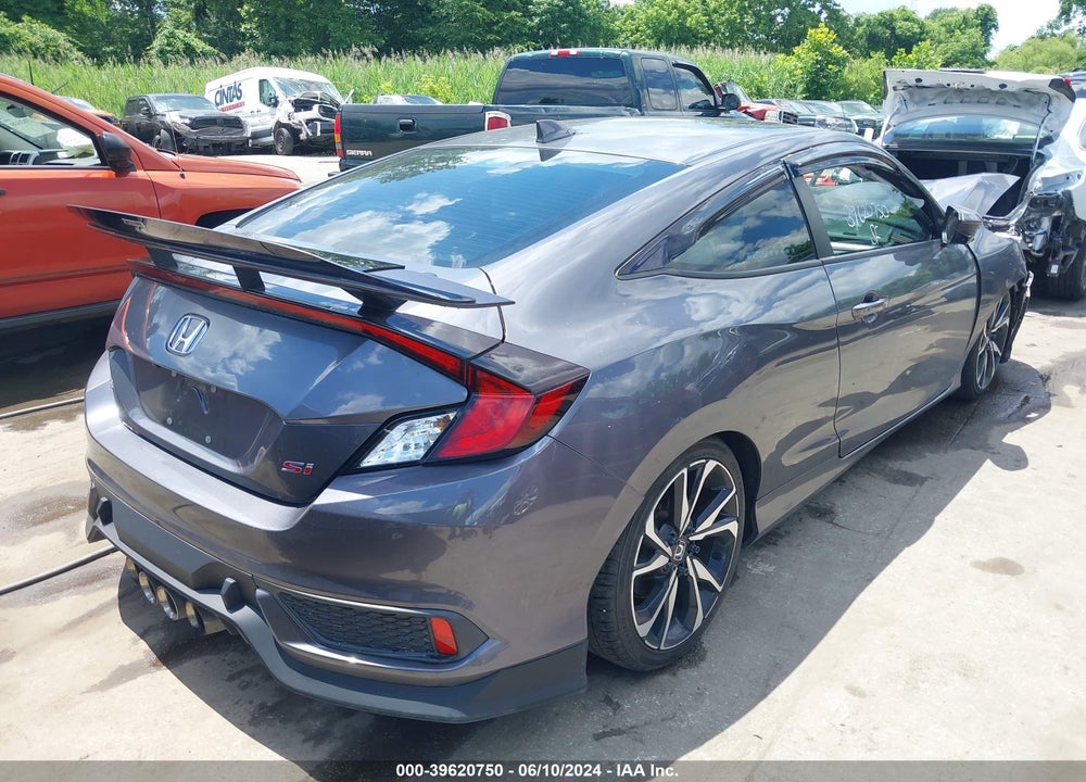 2019 HONDA CIVIC SI VIN: 2HGFC3A55KH750376