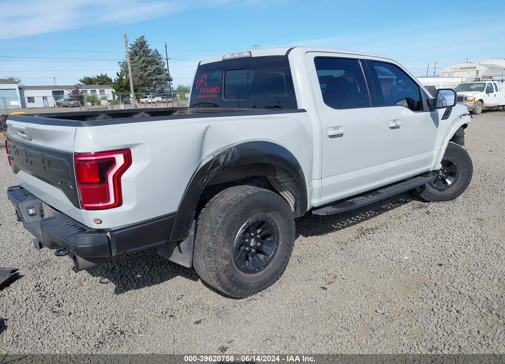 2017 FORD F-150 RAPTOR VIN: 1FTFW1RGXHFC90769