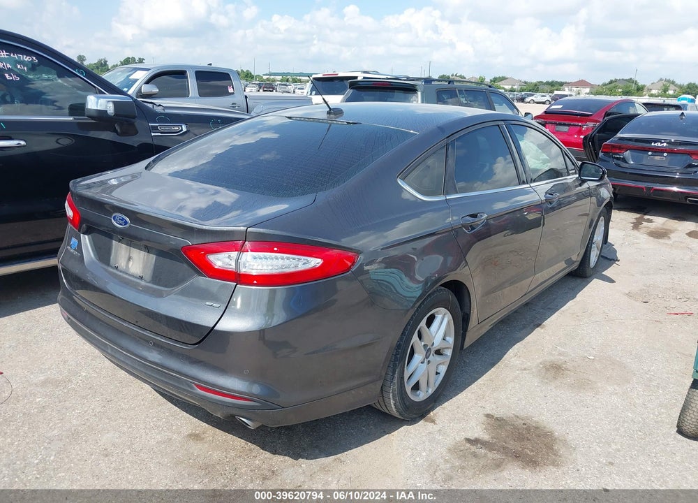 2016 FORD FUSION SE VIN: 3FA6P0H74GR289973