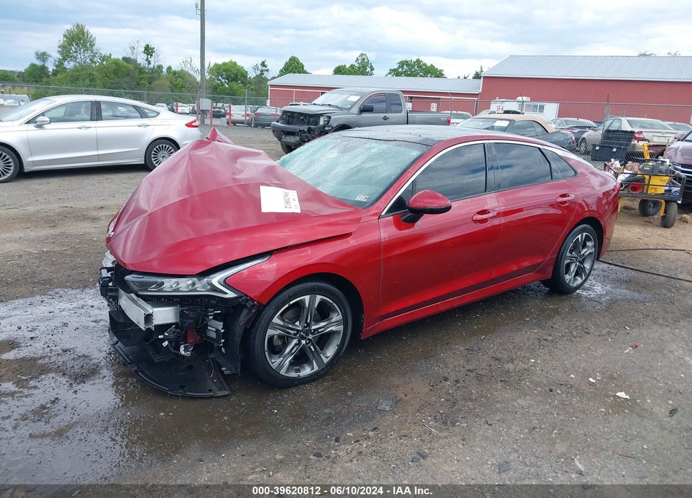 2022 KIA K5 EX VIN: 5XXG34J27NG088581