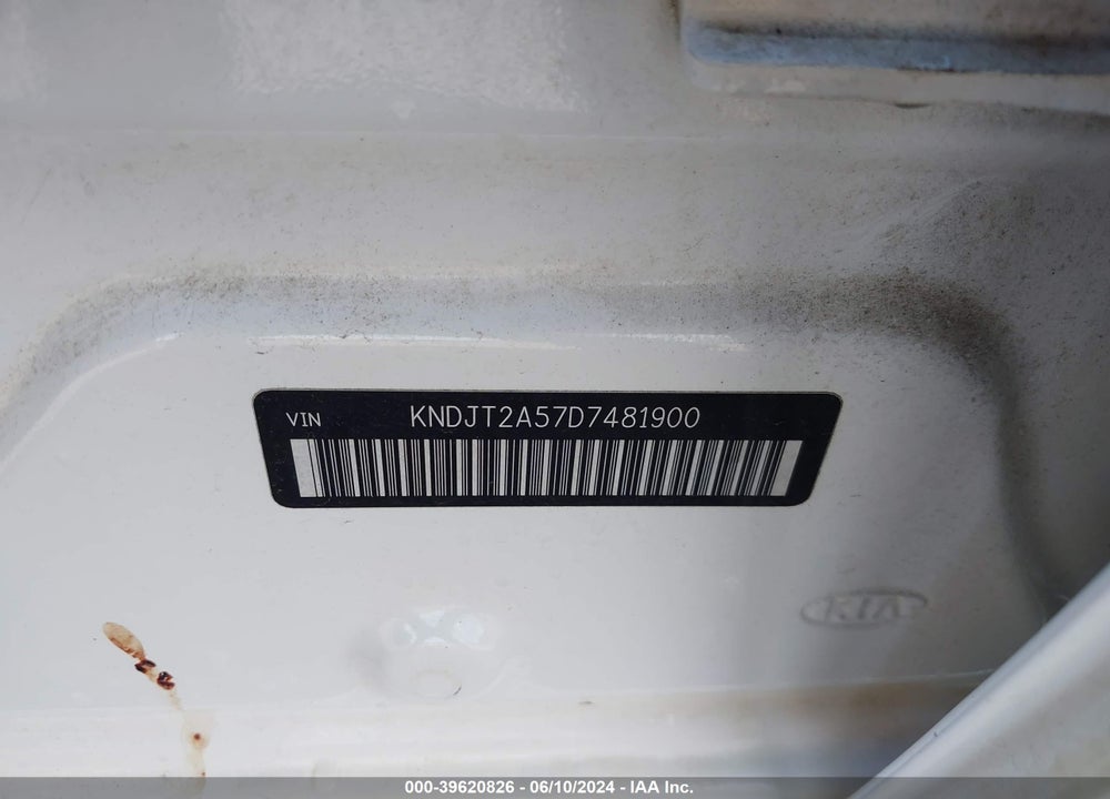 2013 KIA SOUL VIN: KNDJT2A57D7481900