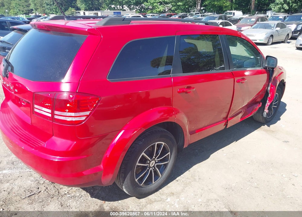 2018 DODGE JOURNEY SE VIN: 3C4PDCAB5JT208738