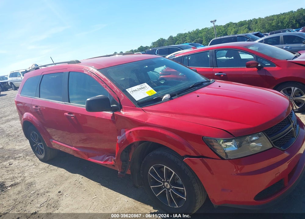 2018 DODGE JOURNEY SE VIN: 3C4PDCAB5JT208738