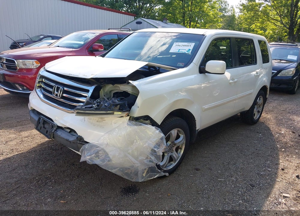 2012 HONDA PILOT EX-L VIN: 5FNYF3H58CB032476