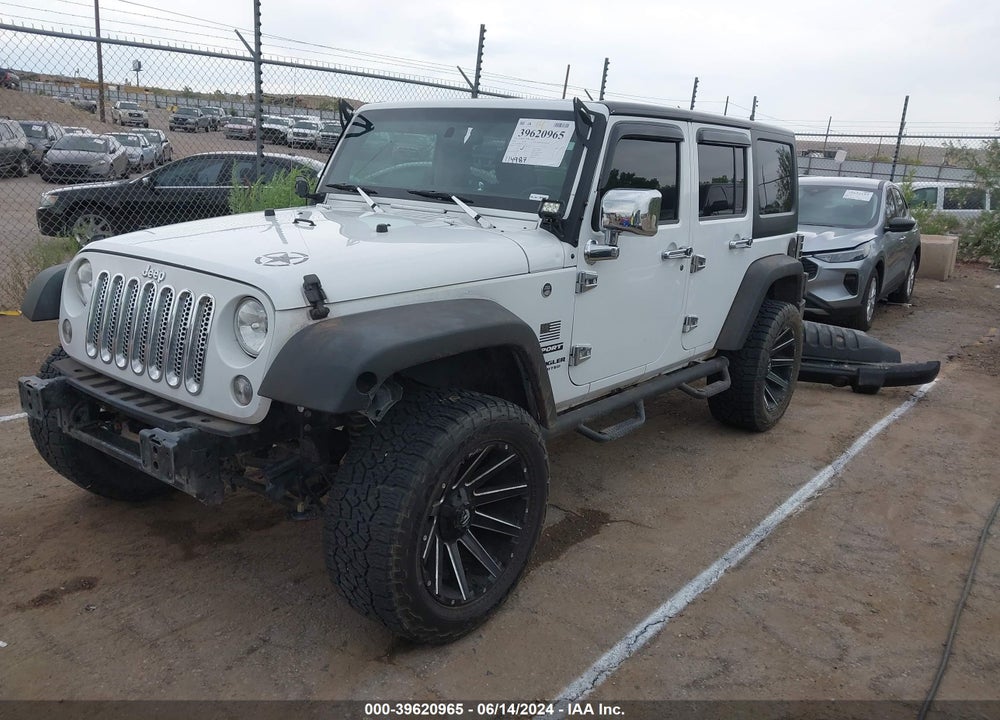 2016 JEEP WRANGLER UNLIMITED SPORT VIN: 1C4BJWDG5GL101947
